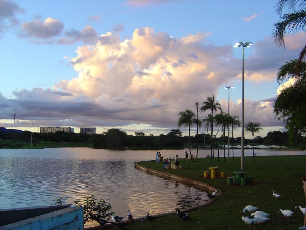 Lago do Pedalinho no Parque da Cidade — Foto: Divulgação