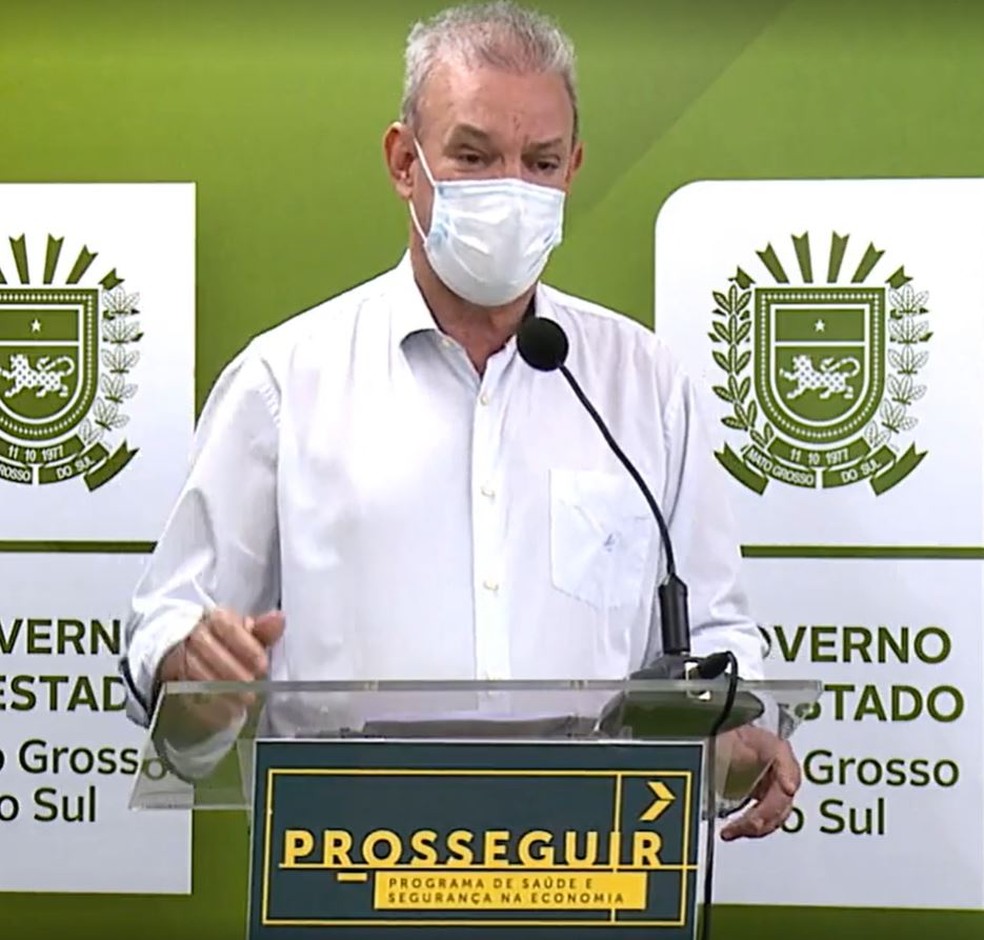 Secretário estadual de Saúde de MS, Geraldo Resende — Foto: Redes Sociais/Reprodução