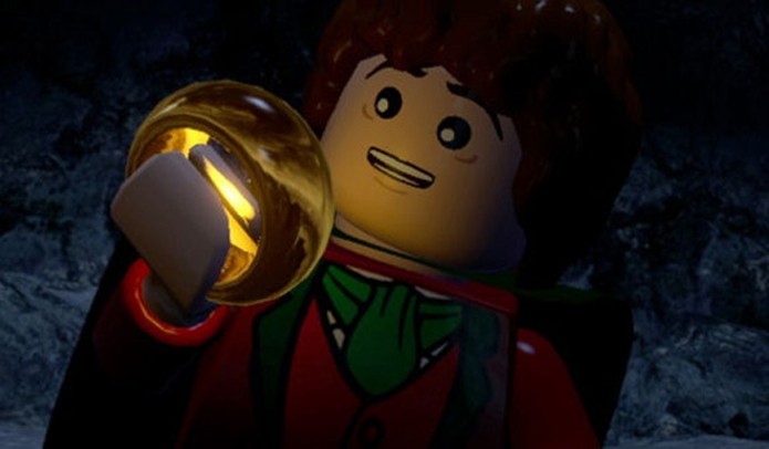 Frodo, herói de O Senhor dos Anéis, também aparece em LEGO Hobbit (Foto: Divulgação)