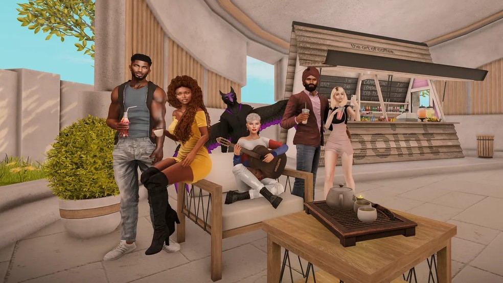 O Second Life foi o predecessor do conceito do Metaverso — Foto: Divulgação