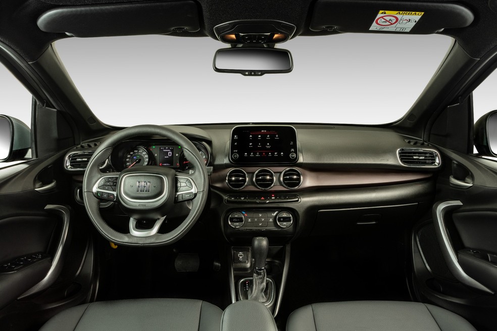 Fiat Cronos 2023 vai adotar volante semelhante ao do Pulse — Foto: Divulgação