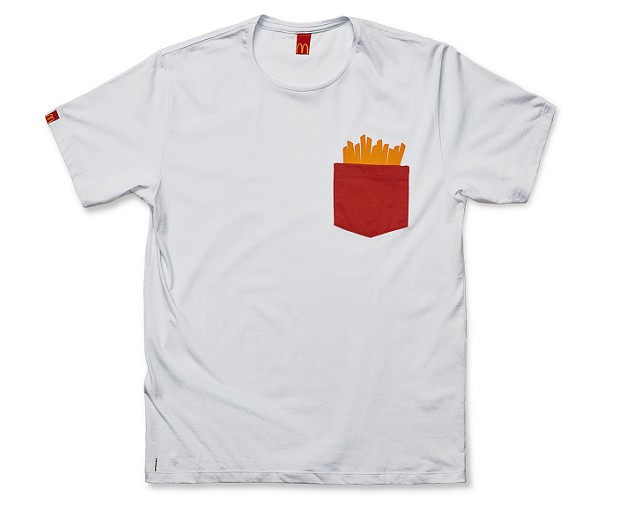 Batata frita do McDonald's é usada como tema em camiseta da Use Méqui (Foto: Divulgação)