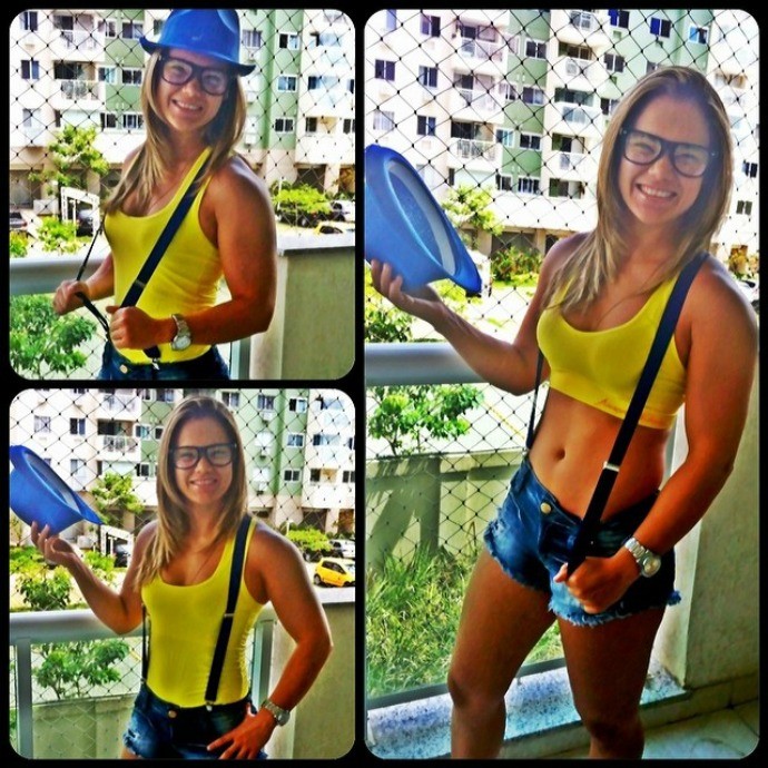 Judoca do Flamengo e da seleção se fantasia de minion para o carnaval