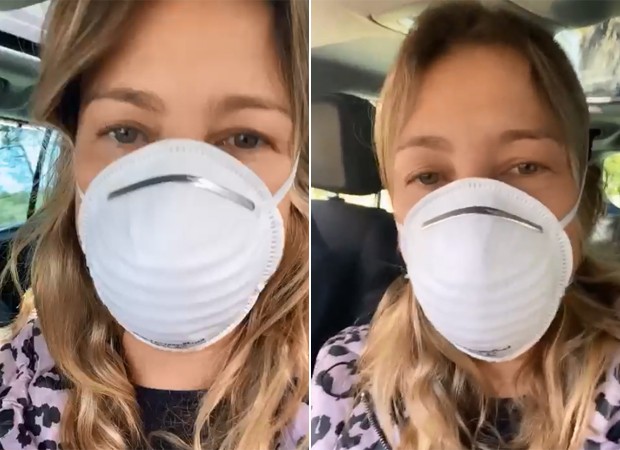 Luana Piovani fala sobre máscara de proteção respiratória em seu Instagram (Foto: Reprodução / Instagram)