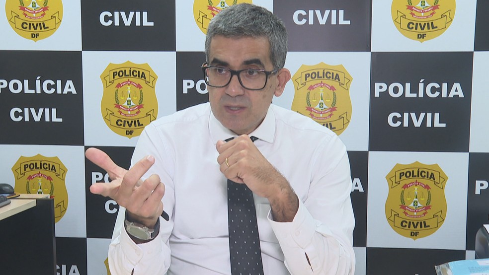 O delegado Giancarlos Zuliani, do Departamento de Crimes Cibernéticos da Polícia Civil de Brasília — Foto: TV Globo/Reprodução