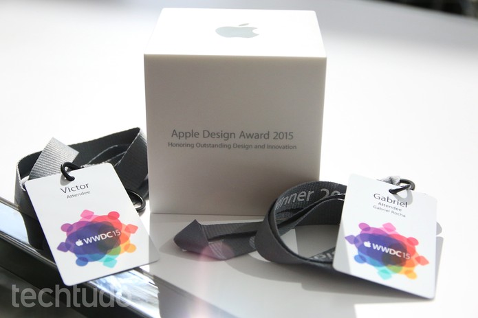 Gabriel Rocha, desenvolvedor de jump-O, venceu o Apple Design Awards na categoria Schoolarship (Foto: Fabrício Vitorino/TechTudo)