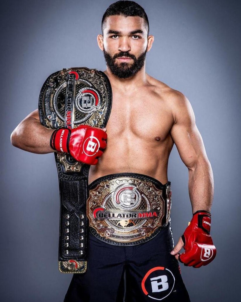 Campeão peso-pena e peso-leve do Bellator, Pitbull detém um cartel 31 vitórias e apenas quatro derrotas — Foto: Instagram/Patrício Pitbull