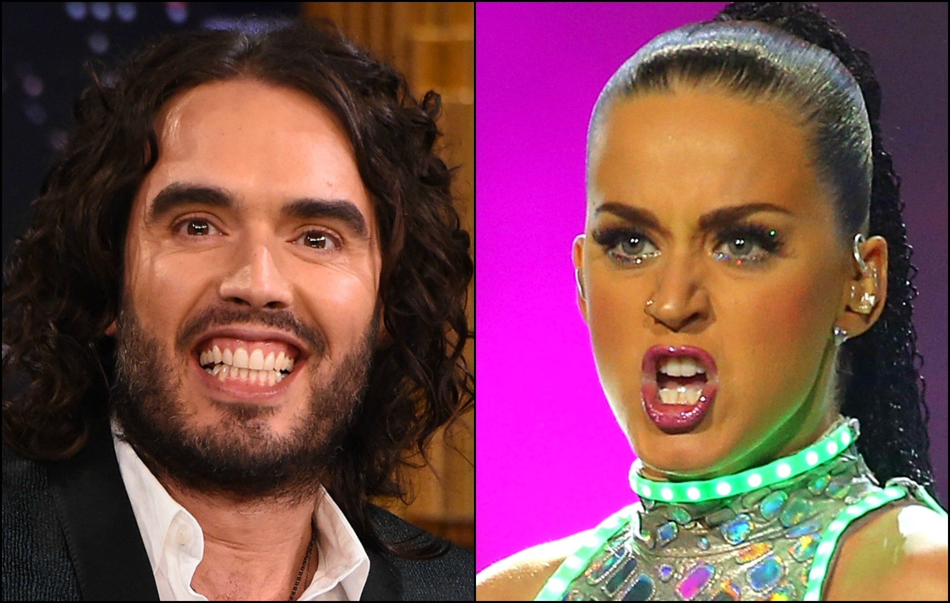 Russel Brand e Katy Perry. (Foto: Getty Images)