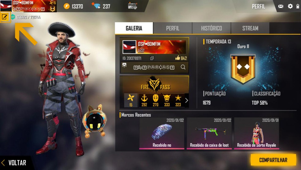 Como Fazer Nome No Free Fire Com O App Cool Text Symbol Characters Jogos De Acao Techtudo
