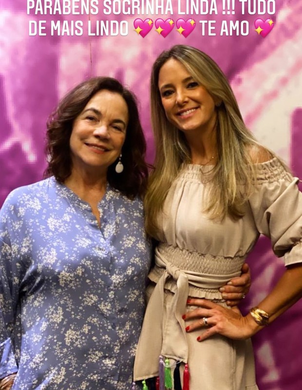 Ticiane Pinheiro parabeniza a sogra, Edna Tralli (Foto: Reprodução/Instagram)