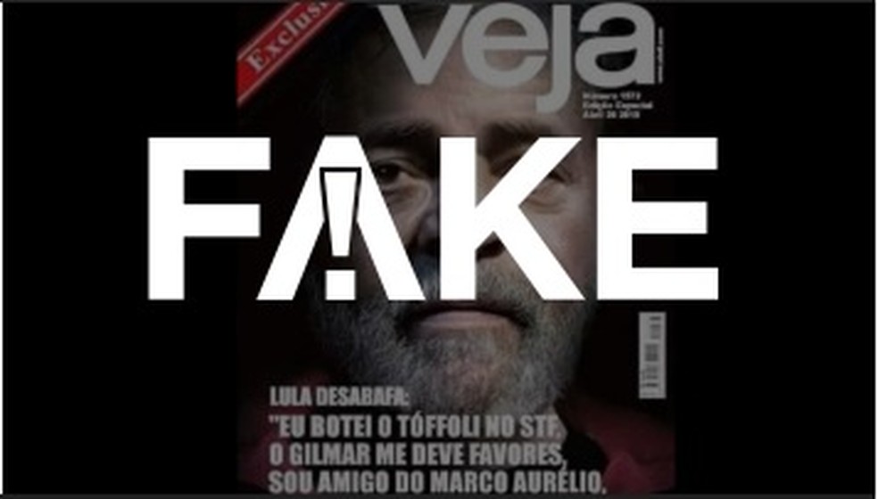 tornillo orden Reducción É #FAKE capa da Veja em que Lula fala sobre relações próximas com ministros  do STF | Fato ou Fake | G1