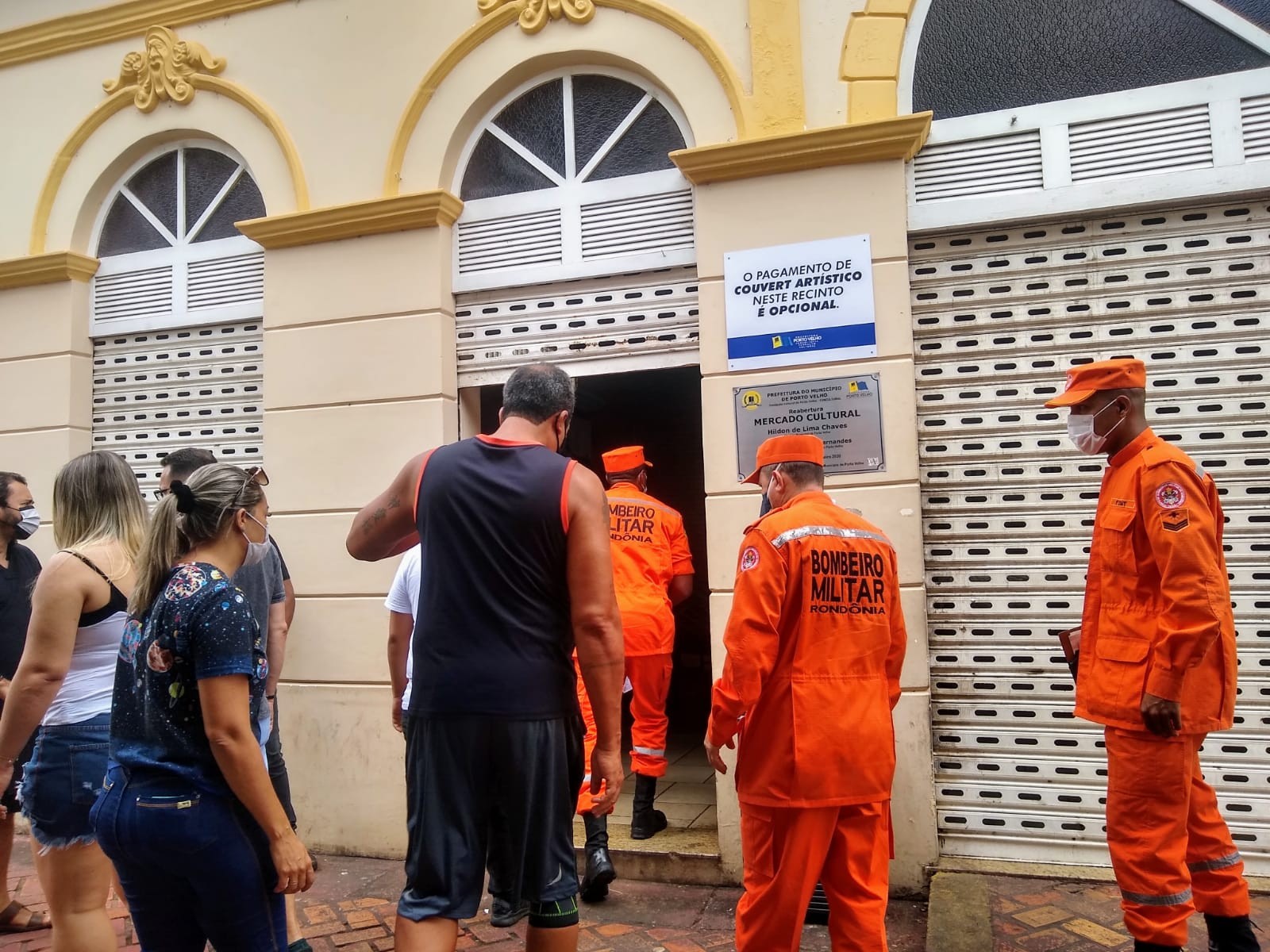 Funcionamento do Mercado Cultural de Porto Velho é liberado após vistoria do Corpo de Bombeiros