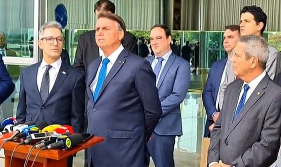 O governador de Minas Gerais, Romeu Zema, e o presidente Jair Bolsonaro