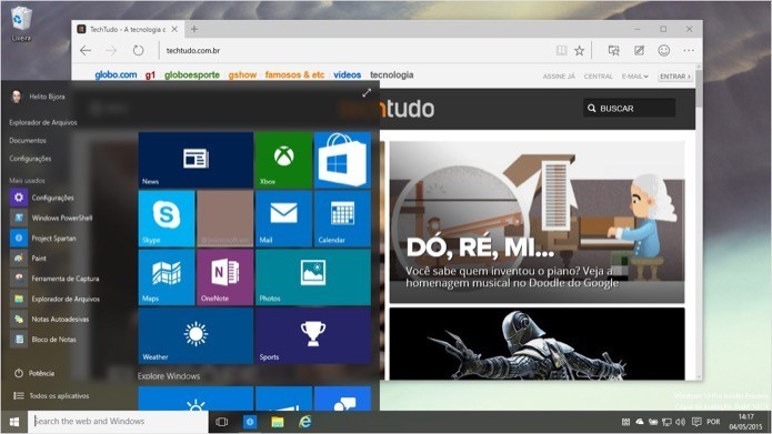 Microsoft pode remunerar quem encontrar brechas de segurança graves no Windows 10 (Foto: Reprodução/Helito Bijora)