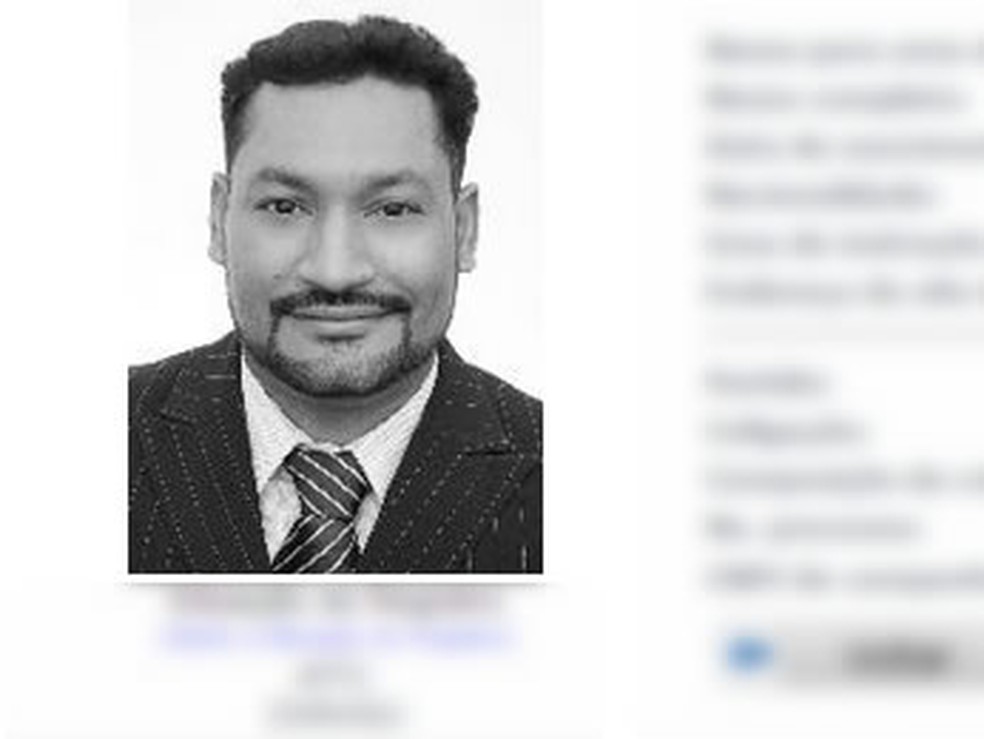 AntÃ´nio Marcos Alves da Costa â Foto: DivulgaÃ§Ã£o/TSE