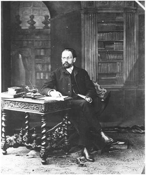 Émile Zola, escritor francês que escreveu Germinal, um dos mais importantes romances do Naturalismo (Foto: Wikimedia Commons)