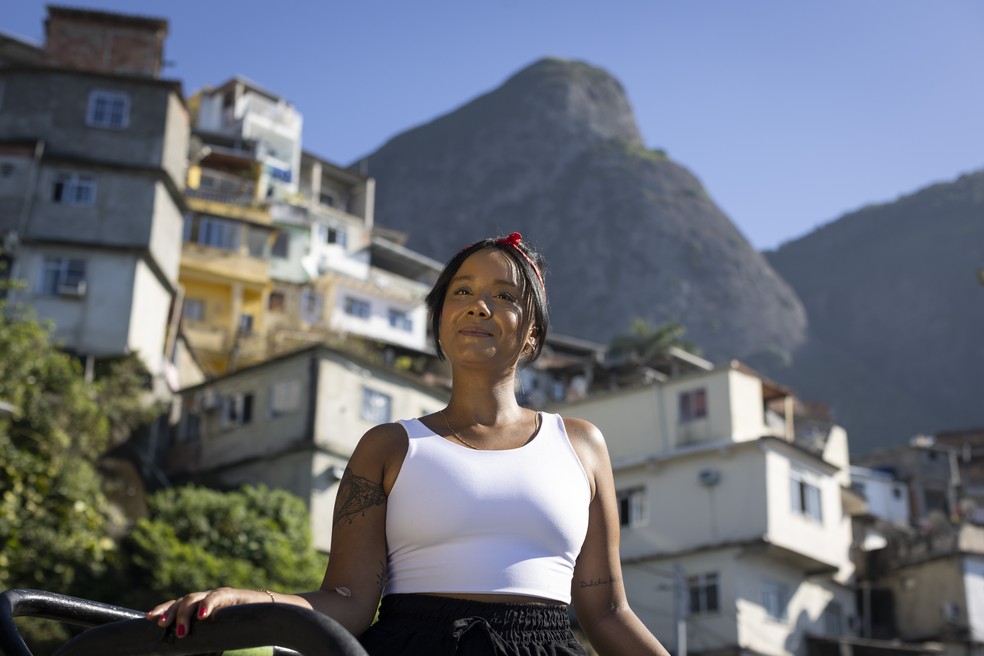 A consultora de RH, Pamella Oliveira: "Não quero ter que abrir mão de algo porque sou mãe" — Foto: Márcia Foletto/Agência O Globo