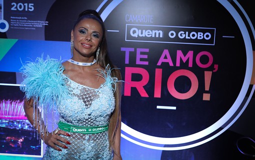 Viviane Araújo no Camarote Quem O Globo