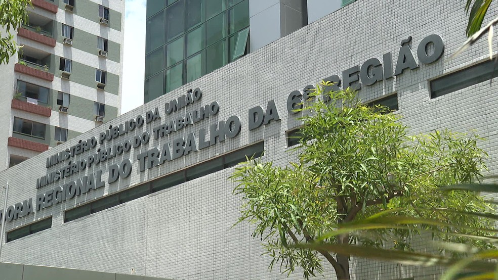 Sede do Ministério Público do Trabalho (MPT) em Pernambuco, na Zona Norte do Recife — Foto: Reprodução/TV Globo