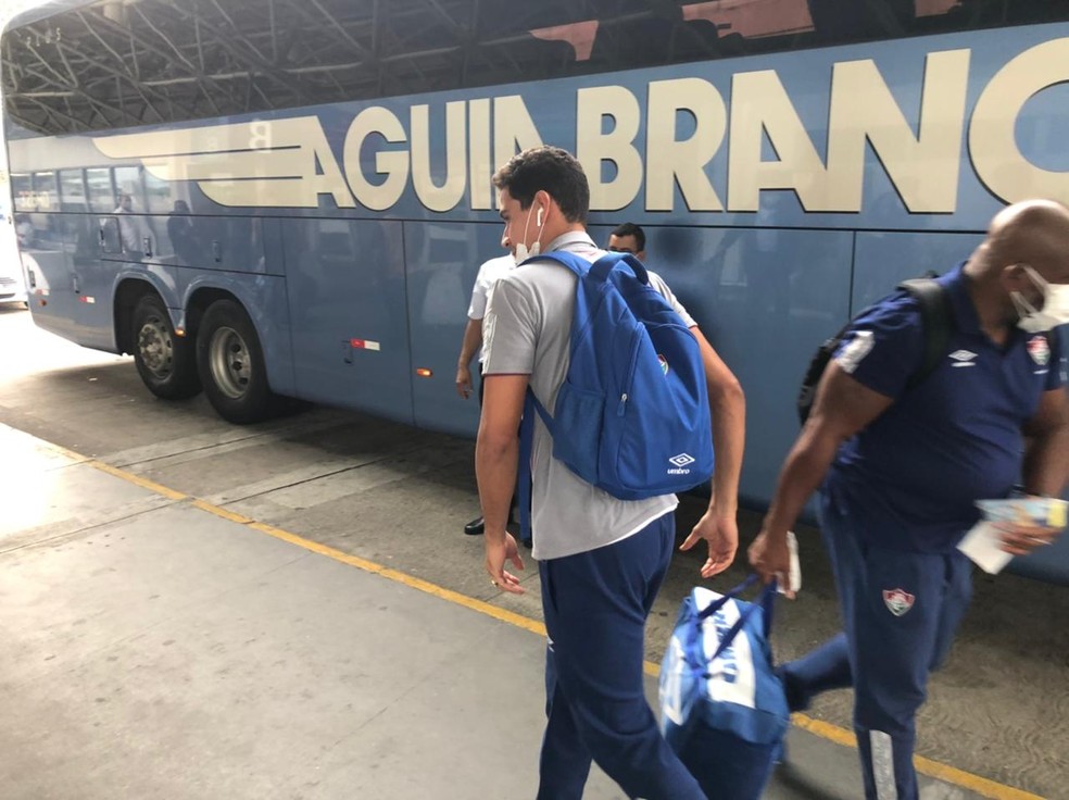 Ganso viaja com Fluminense para Bogotá — Foto: Caíque Andrade / ge