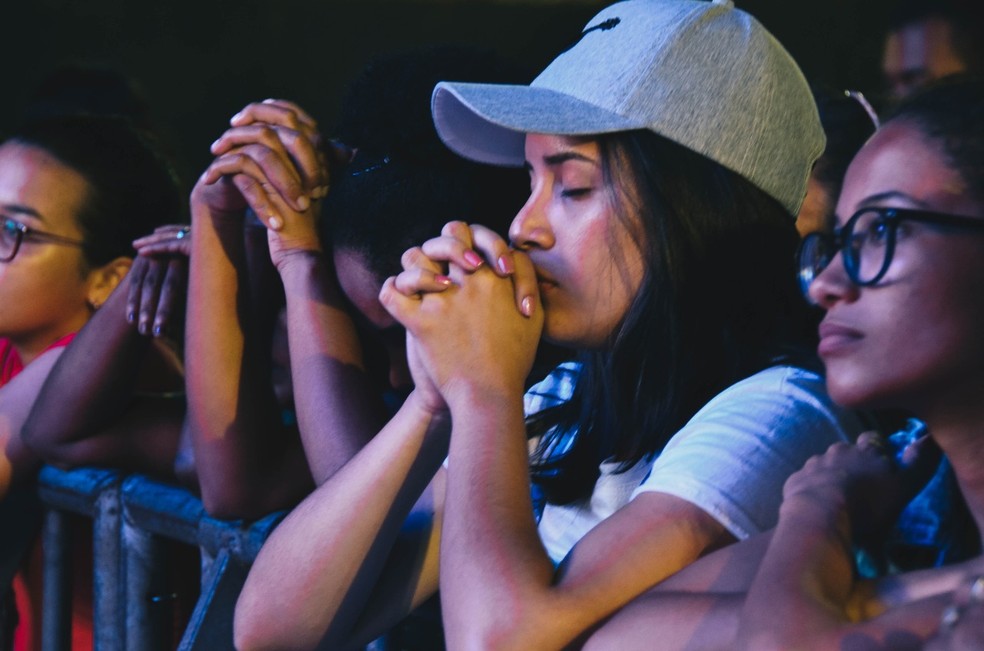Festival Halleluya é um evento com atrações da música católica e há momentos de louvor — Foto: Divulgação/Comunidade Católica Shalom 