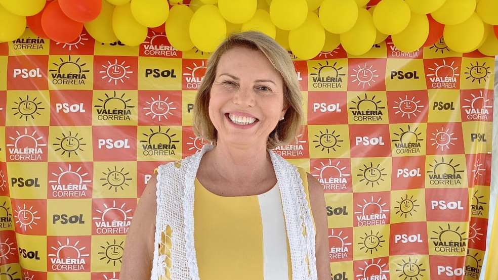 Em convenção neste domingo, PSOL lança candidatura de Valéria Correia à Prefeitura de Maceió — Foto: Aldo Correia/TV Gazeta