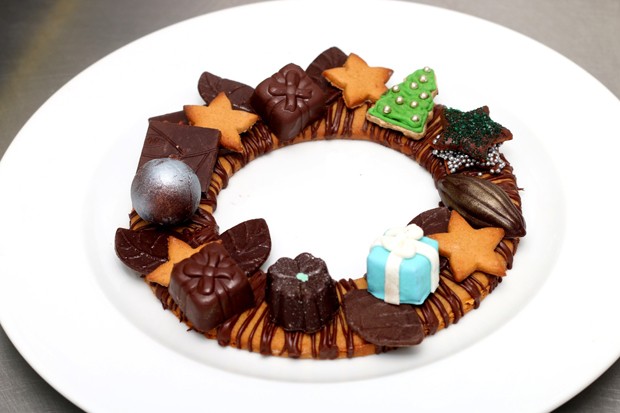 Receita criativa de Natal: guirlanda de biscoitos (Foto: Divulgação)