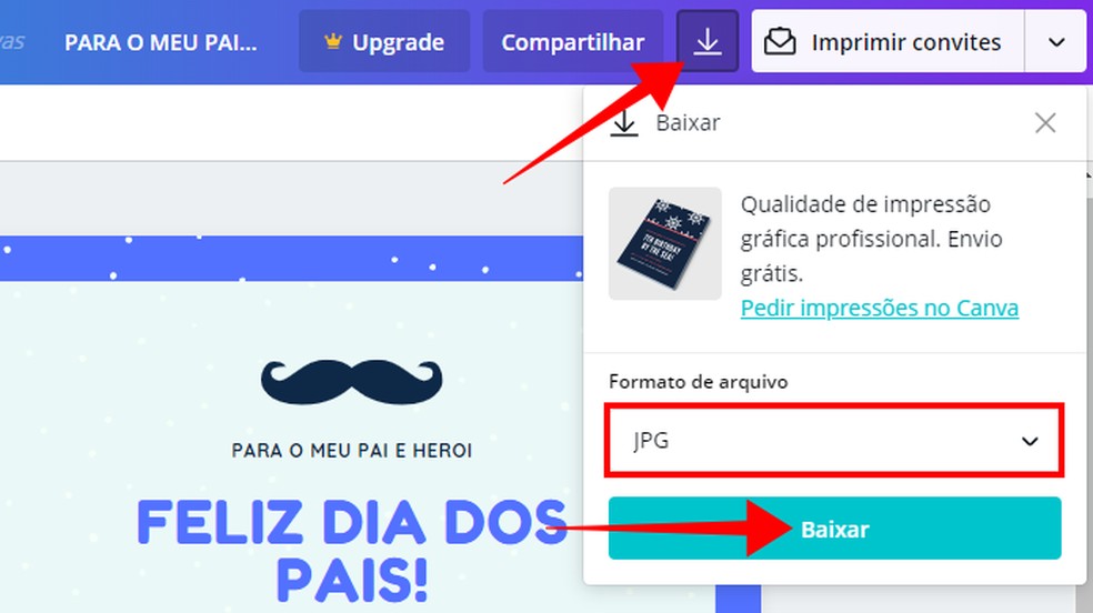 Como Criar Cartao De Dia Dos Pais Online Sem Instalar Nada Editores Techtudo