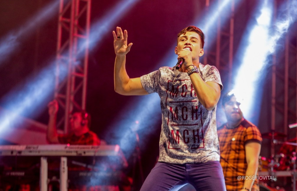 Banda Cavaleiros do Forr&Atilde;&sup3; fechou a noite deste domingo no S&Atilde;&pound;o Jo&Atilde;&pound;o de Natal &acirc;?? Foto: Rog&Atilde;&copy;rio Vital