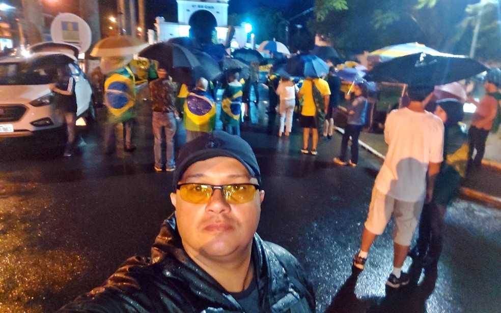 Frankin Guerra Lamoglia, de Itajubá, preso nos ataques em Brasília — Foto: Reprodução Facebook