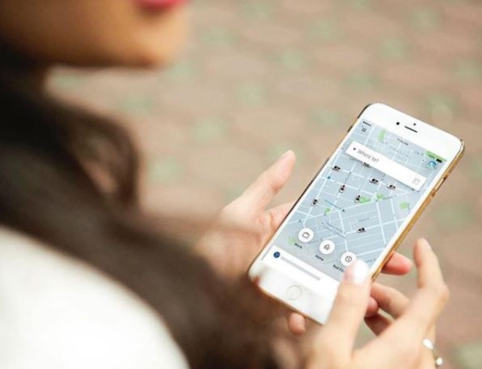 Gorjetas podem ser pagar através do app do Uber — Foto: Divulgação/ Uber 