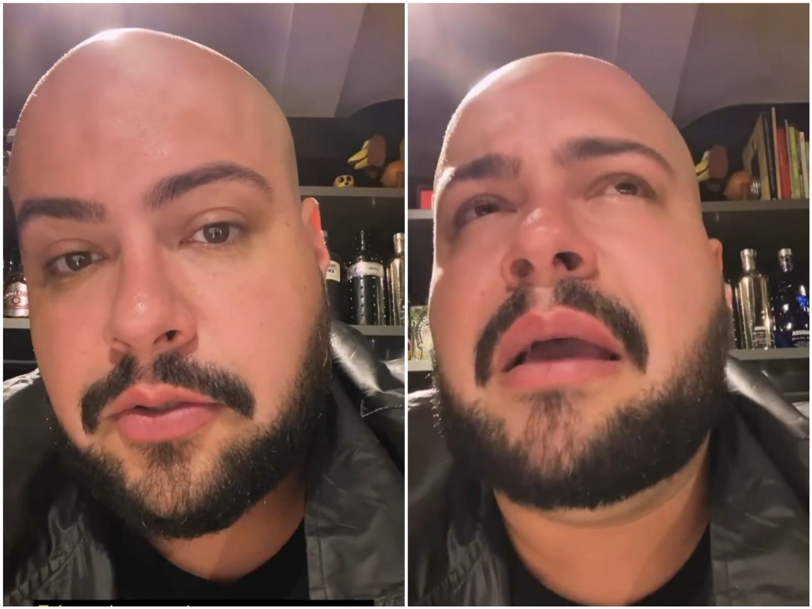Tiago Abravanel se emociona em vídeo pré-confinamento (Foto: Reprodução/Instagram)