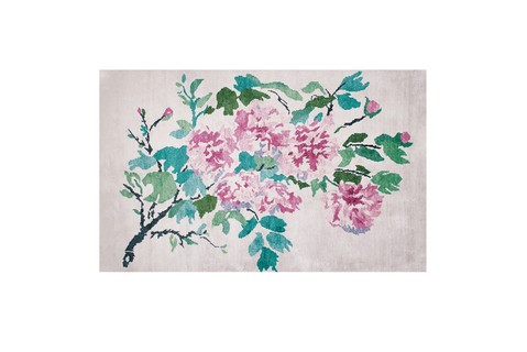 Shangai Garden Peony, 2016, Designers Guild Adult Rugs, bamboo, algodão, lã, 2,60 x 1,60 m, design Designers Guild, no Empório Beraldin, R$ 18.444
