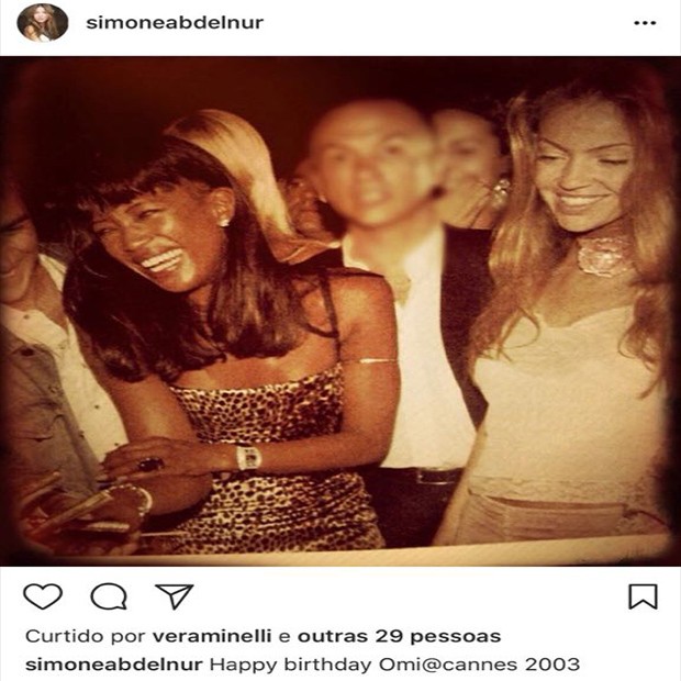 Naomi Campbell e Simone Abdelnur (Foto: Reprodução/Instagram)