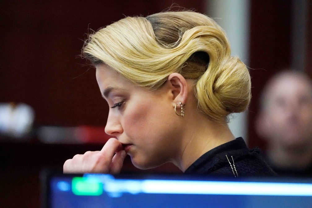 Amber Heard — Foto: Steve Helber/Pool via Reuters