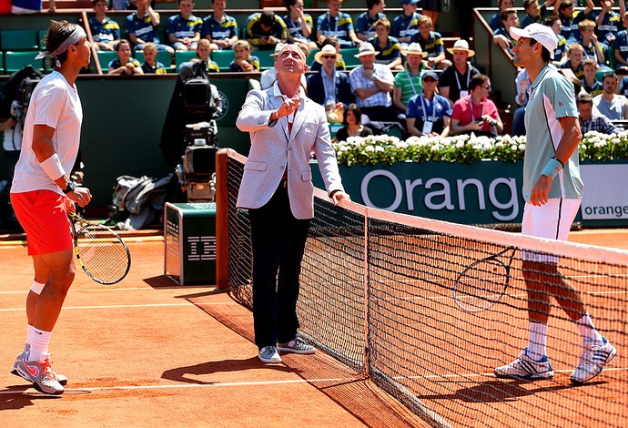 tênis início nadal e Djokovic  roland garros (Foto: Agência Getty Images)