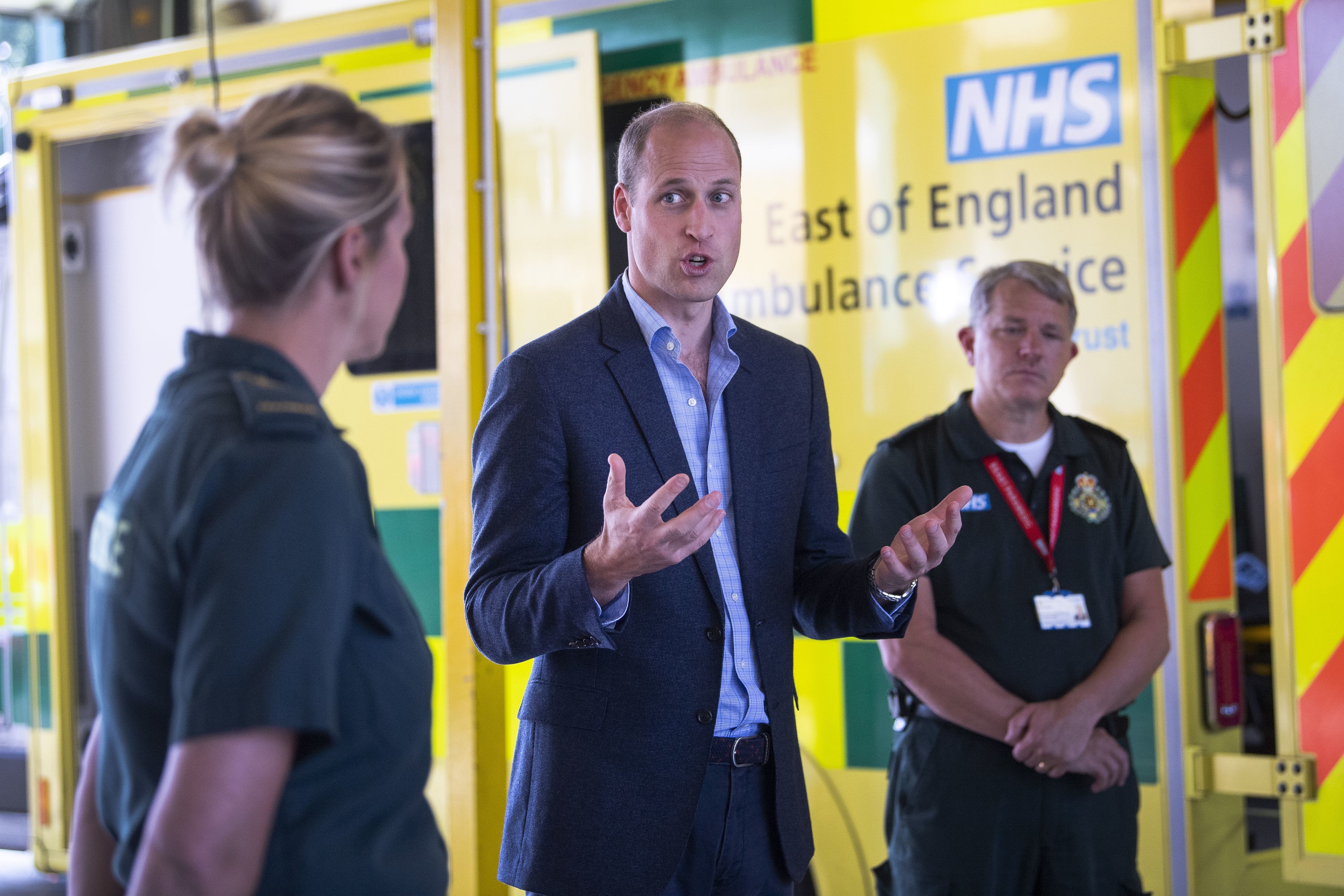 Príncipe William no primeiro evento após reabertura do Reino Unido em meio à pandemia de coronavírus em 2020 (Foto: Getty Images)