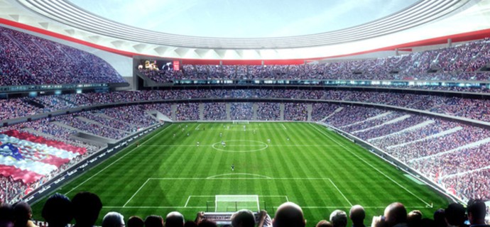Projeto da Arena do Atlético de Madrid (Foto: Reprodução / Site Oficial do Atlético de Madrid)