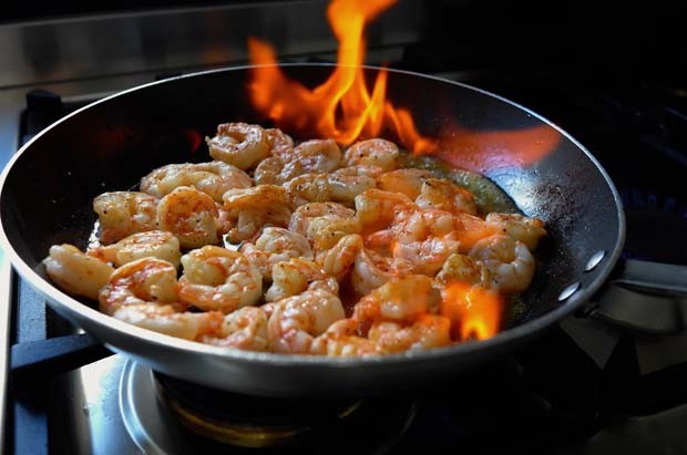Lasagnette com molho cremoso de camarão, conhaque e estragão (Foto: André Lima de Luca)