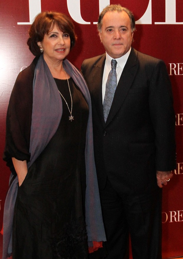 Tony Ramos e a mulher, Lidiane (Foto: Anderson Borde/Felipe Assumpção/Léo Marinho/AgNews)