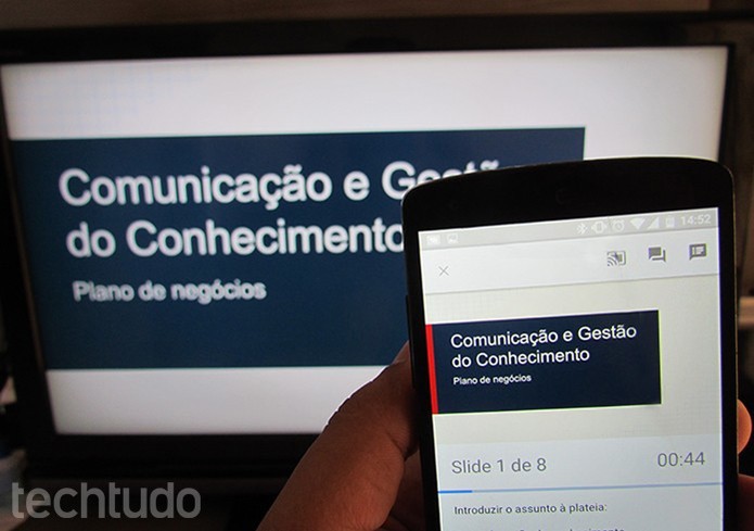 Apresente slides na TV com Chromecast (Foto: Paulo Alves/TechTudo )