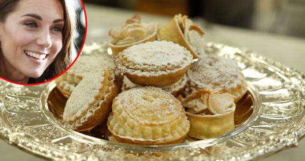 As tortinhas doces servidas no Natal de membros da realeza como Kate Middleton (Foto: Divulgação/Royal UK e Getty Images)