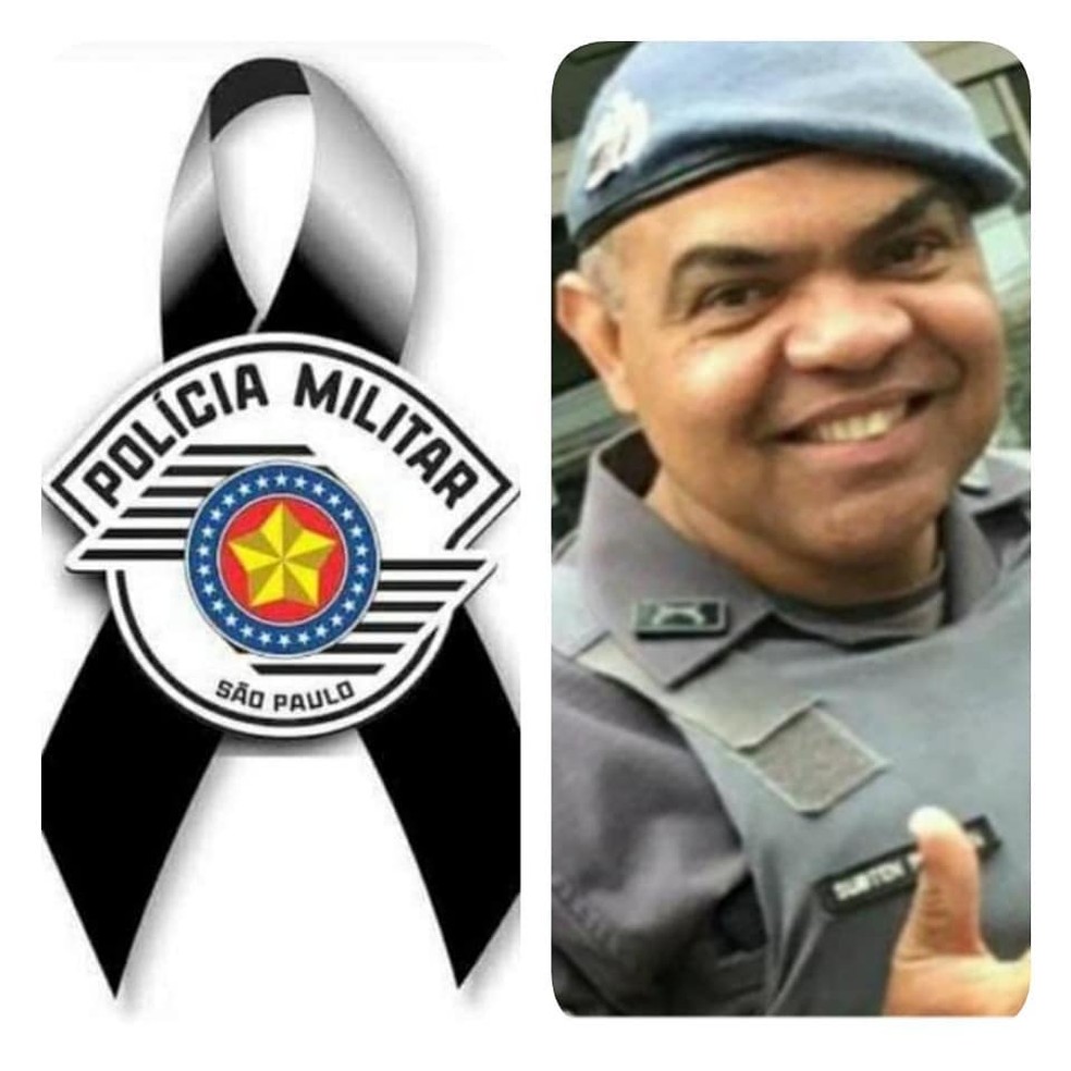 Subtenente Ivan Lourival Cardozo, de 49 anos, morreu em São Paulo por causa do coronovírus — Foto: Divulgação/PM-SP