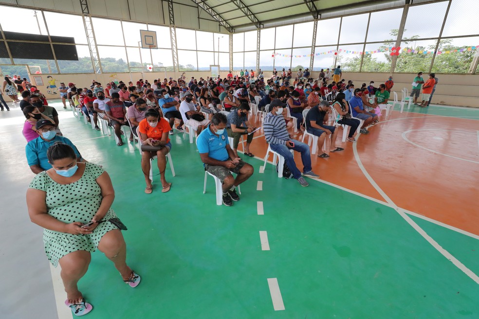 Prefeitura de Rio Preto da Eva justifica que avanço da vacinação contra Covid permitiu flexibilização. — Foto: Tácio Melo/Secom 