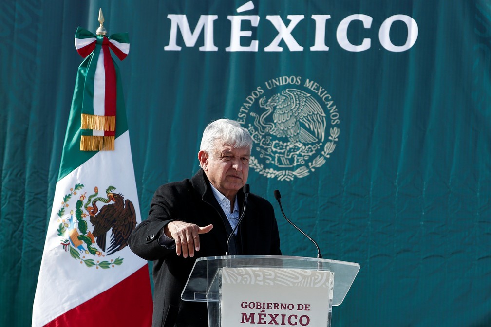 Presidente do México, Andrés Manuel López Obrador, — Foto: Carlos Jasso/Reuters