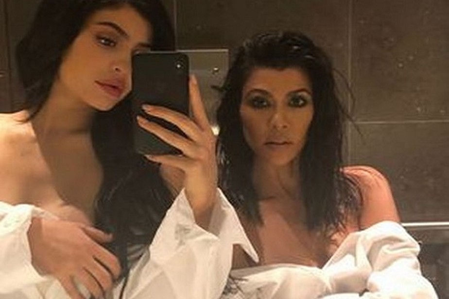 As irmãs Kylie Jenner e Kourtney Kardashian