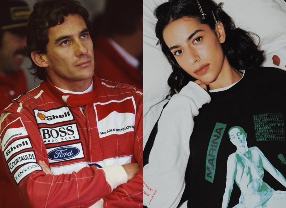 Ayrton Senna e Marina Sena