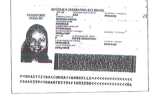 Passaporte da filha de Eduardo Cunha foi anexado à documentação para abertura de conta no exterior, da qual ela é beneficiária (Foto: Reprodução)