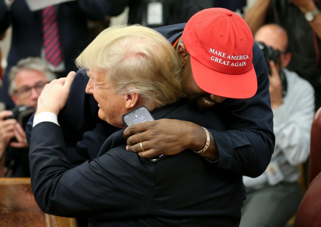 Kanye West reitera candidatura à presidência dos Estados Unidos e retira apoio a Trump (Foto: Getty Images)