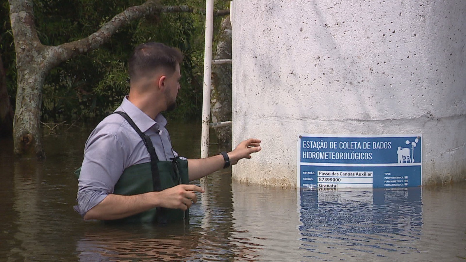 40% das estações do governo do RS que monitoram chuvas e nível de rios estão fora de operação